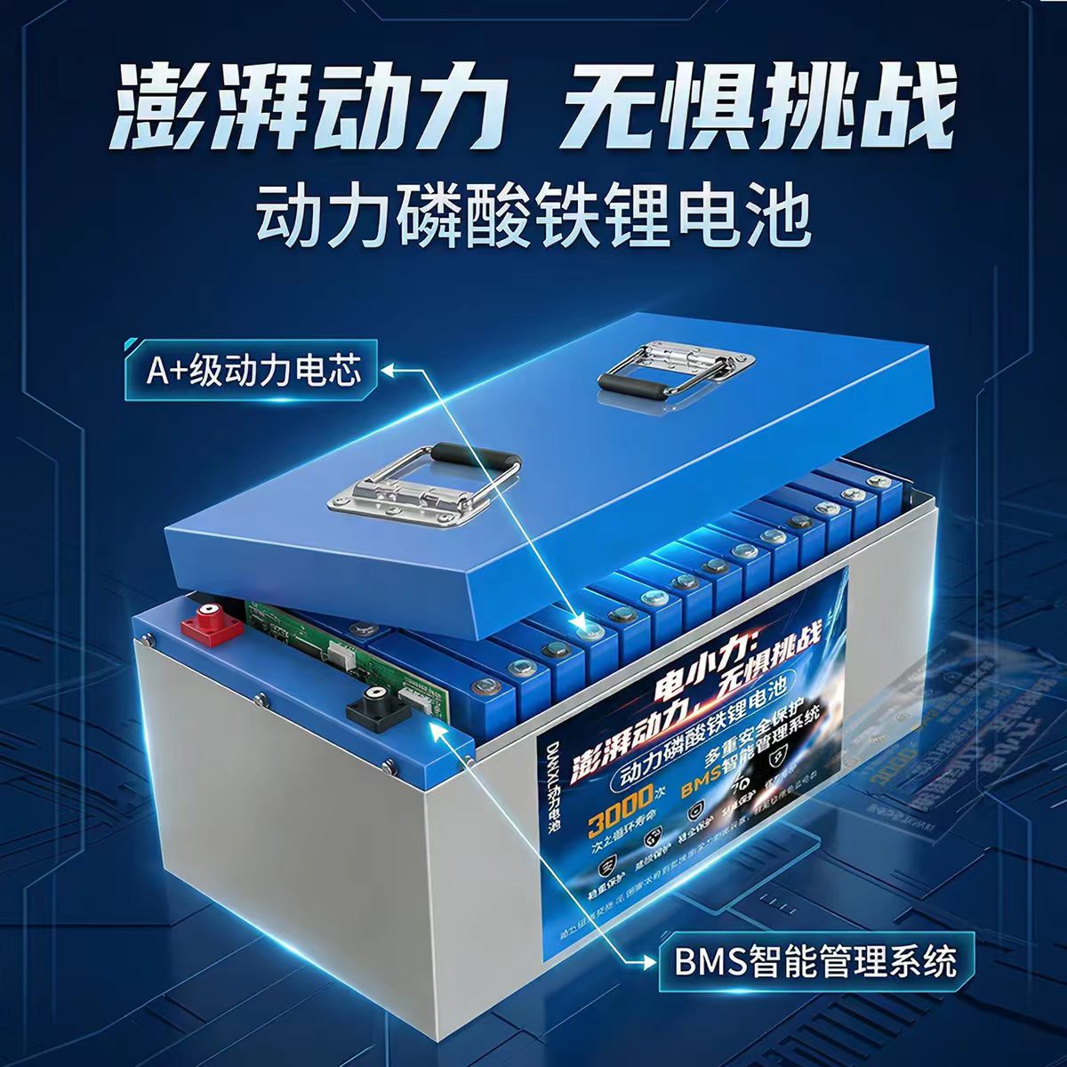 Литий-железо-фосфатный аккумул – обзор и цена 72V 30Ah Lifepo4 Battery Pack