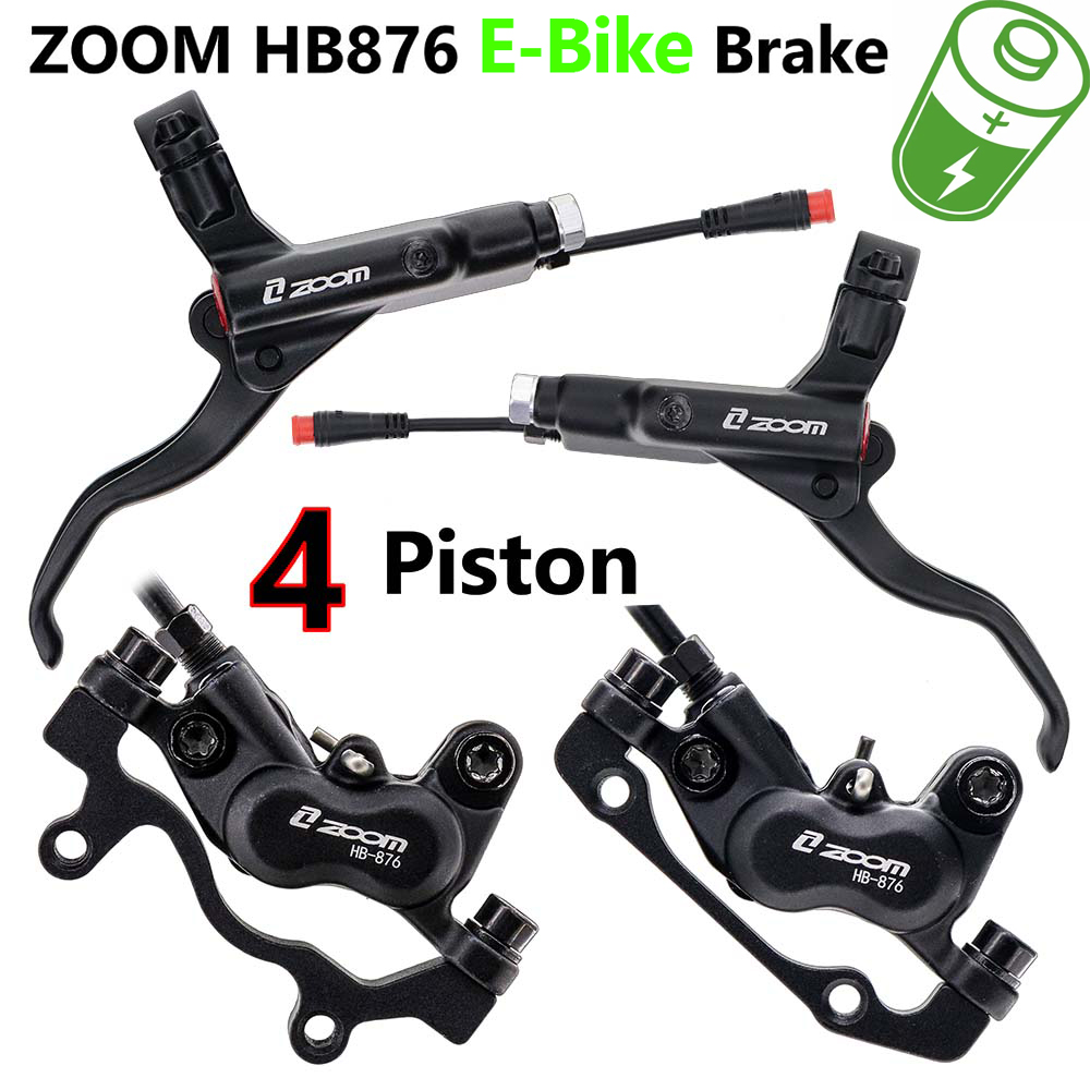 ZOOM HB-876E Электрический вел – обзор и цена Zoom Hydraulic Brake 4 Piston E-Scooter