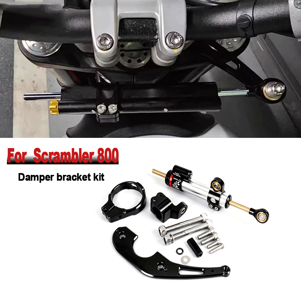 Для Ducati Scrambler 800: Новы – обзор и цена Steering Damper Stabilizer Kit Cnc