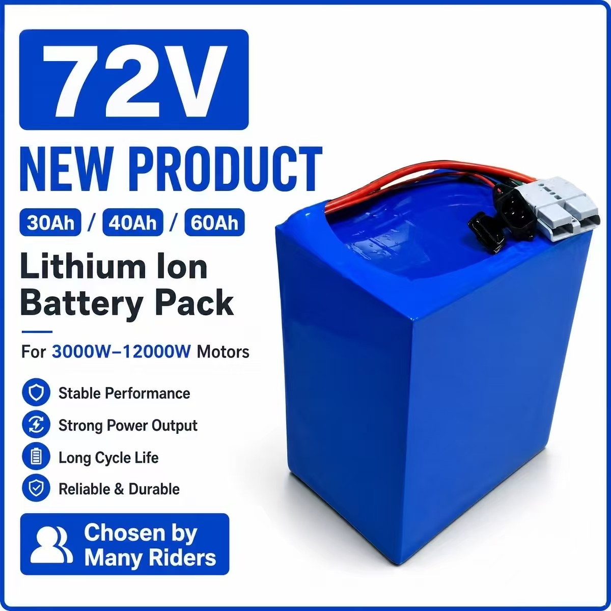 Литий-ионный аккумулятор 72В 3 – обзор и цена 72V 30Ah Lifepo4 Battery Pack