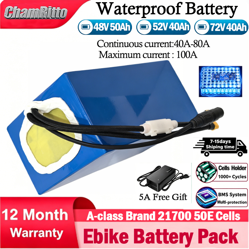 Литиевая аккумуляторная батаре – обзор и цена 60V 30Ah 21700 Battery Pack