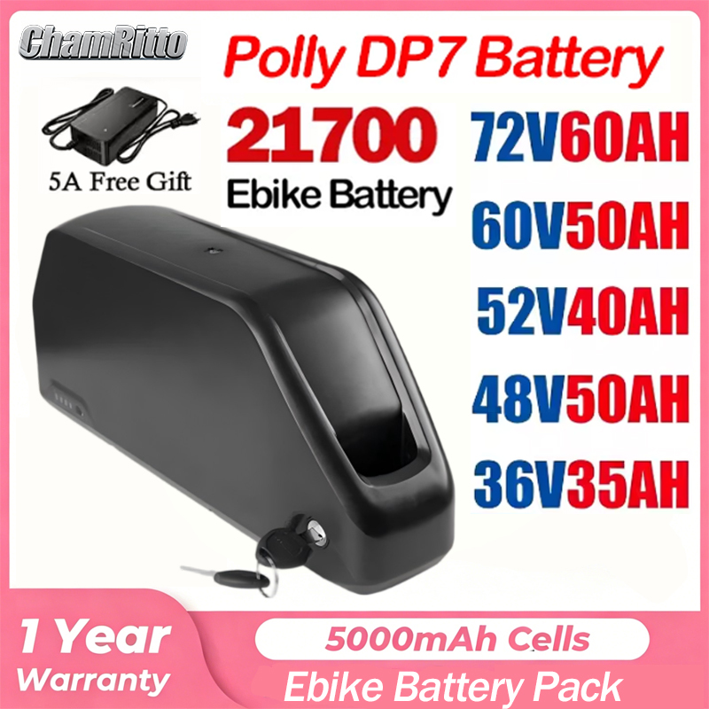 Аккумулятор Hailong Polly 52В  – обзор и цена 60V 30Ah 21700 Battery Pack